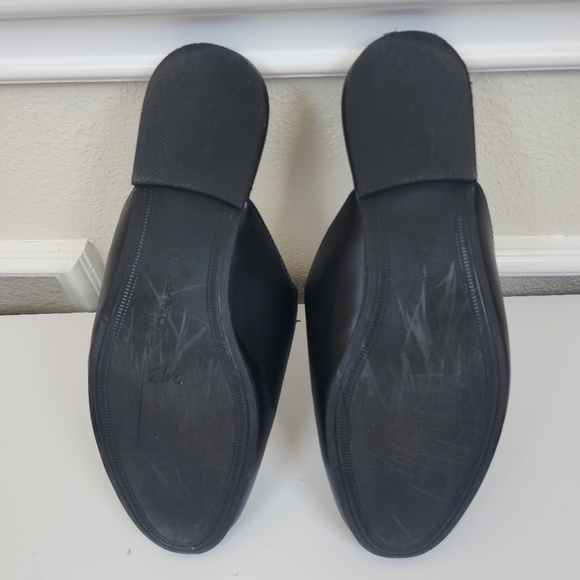 Jenn Ardor Women flat pointed closed toe black mule slippers size 6M - Picture 5 of 8
